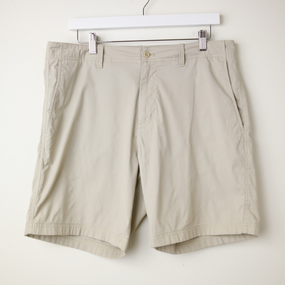 Duck Head Harbor Performance 8" Short 34 Khaki Stretch Chino Preppy Golf DG-1004